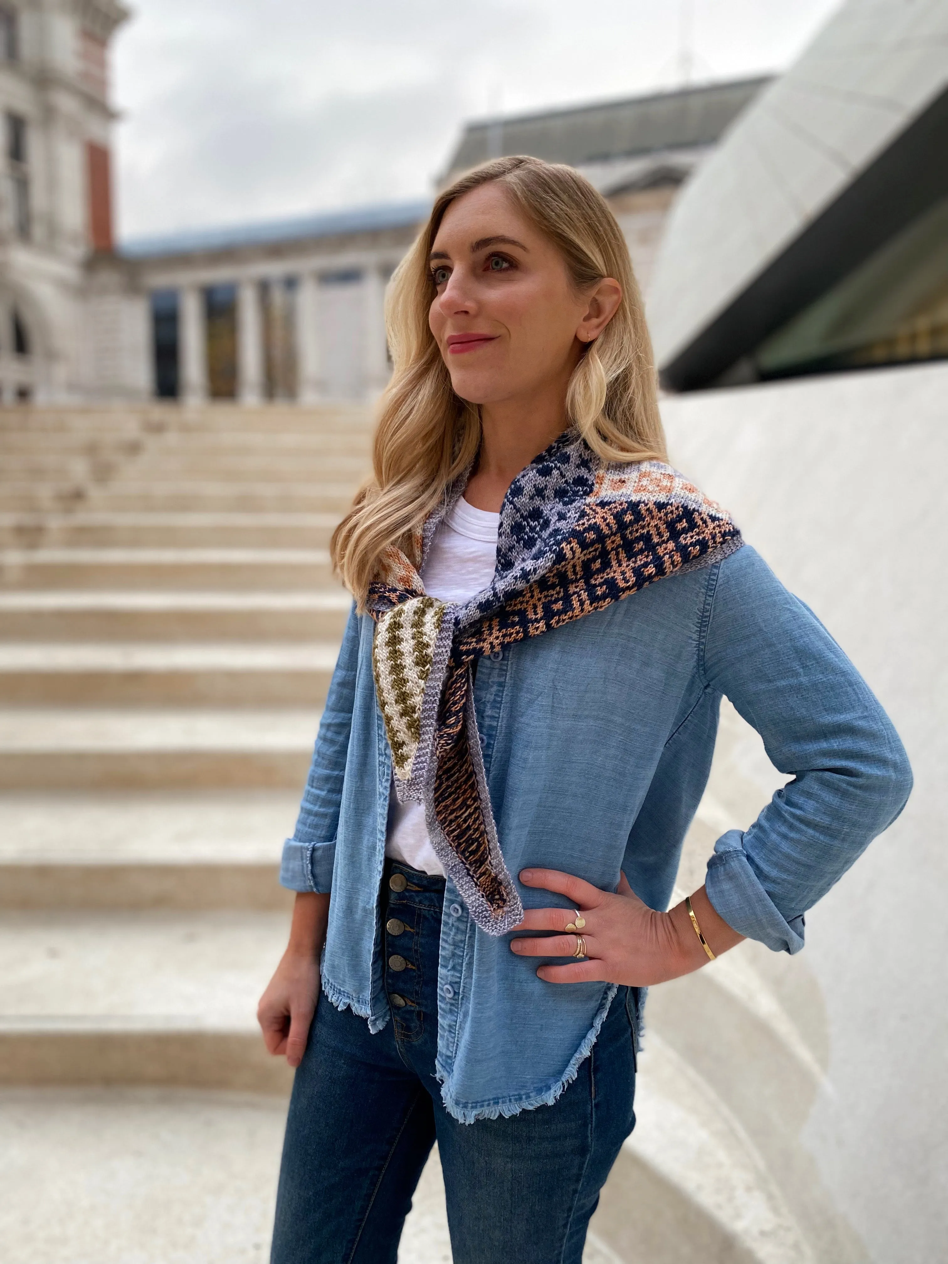 Scout Mini Shawl: French