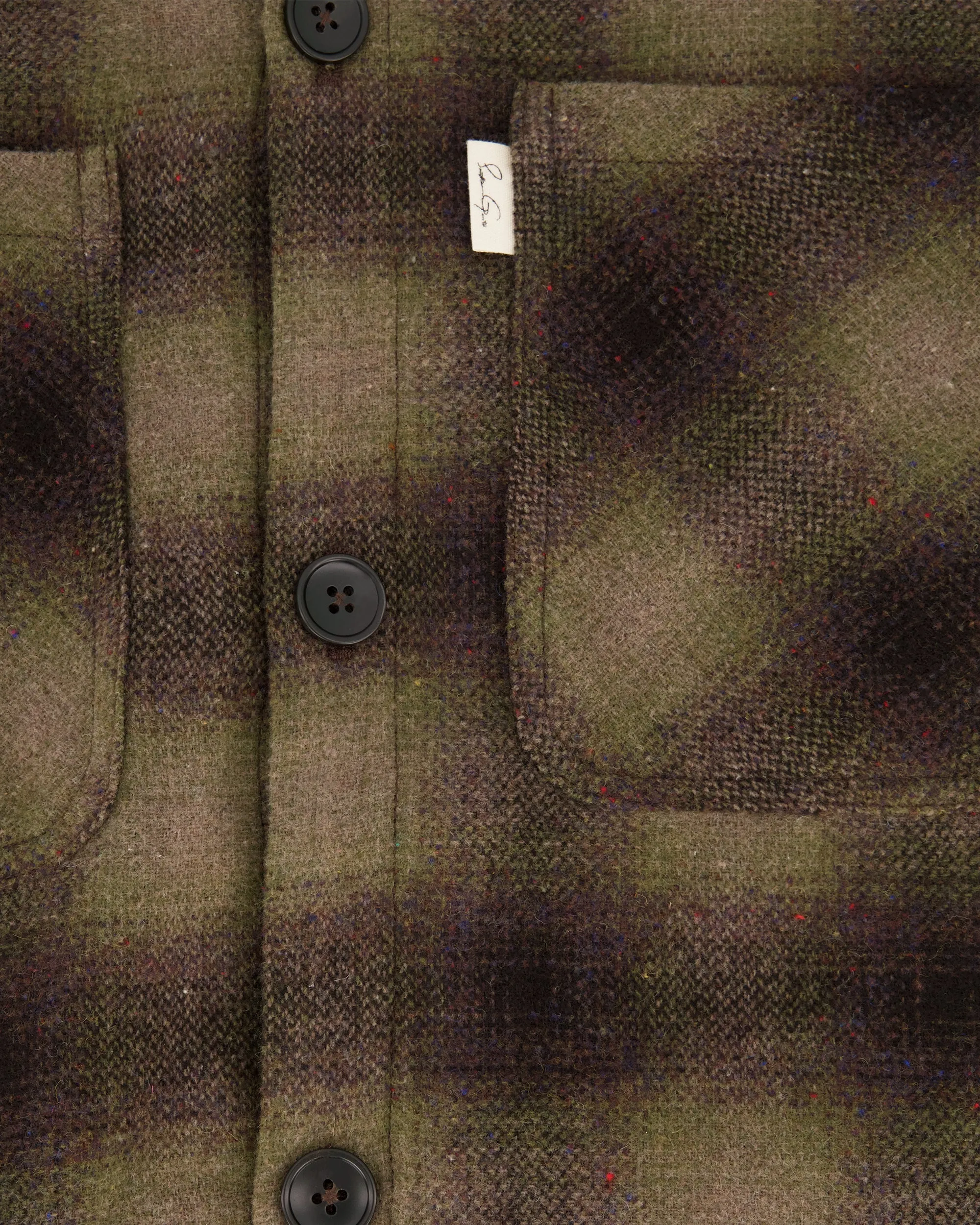 SG Quilted Shirt Jacket - Bronze Plaid