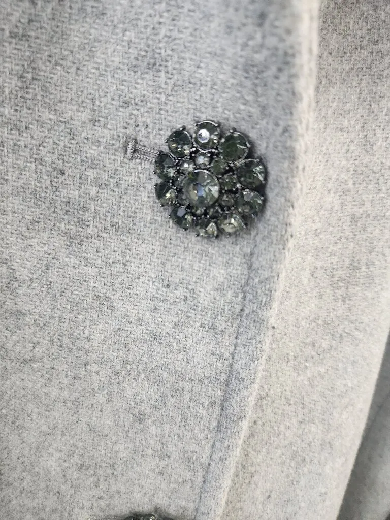 Single Breasted Wool Coat Retail $798