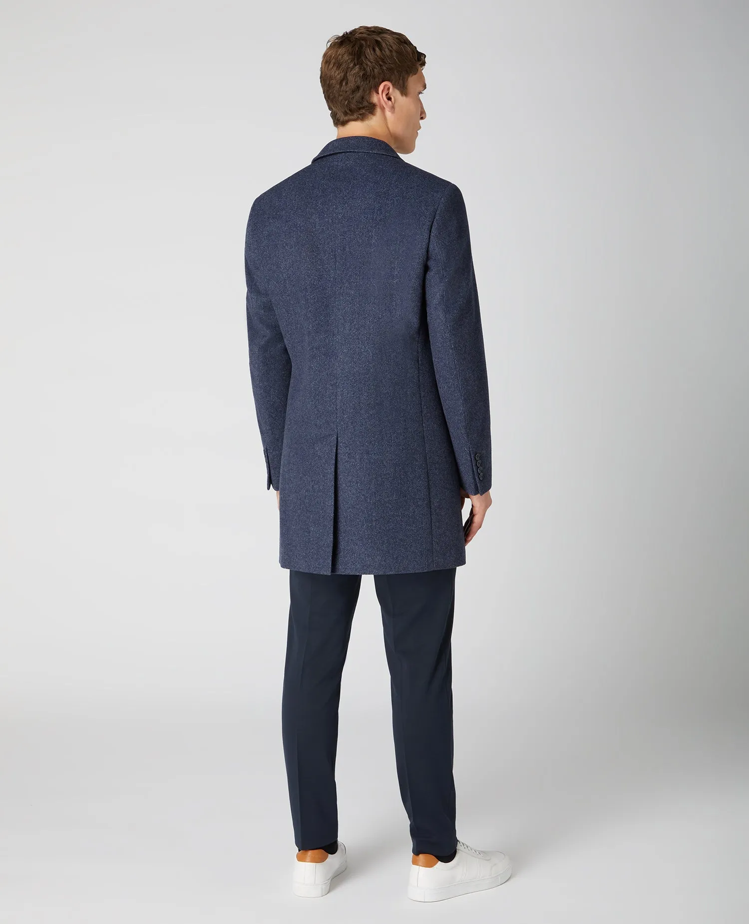 Slim Fit Wool-Rich Tailored Coat