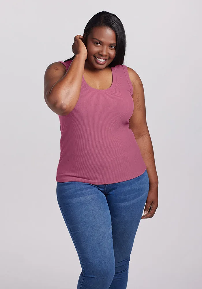 Sloane Ribbed Tank • Final Sale Deals! - Mesa Rose