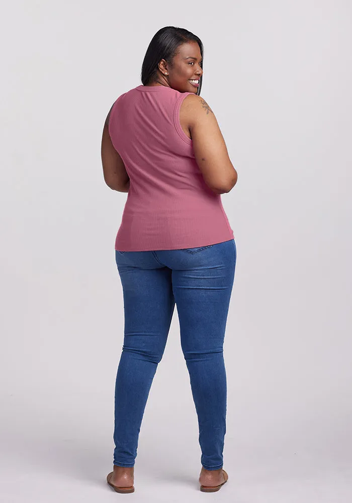 Sloane Ribbed Tank • Final Sale Deals! - Mesa Rose