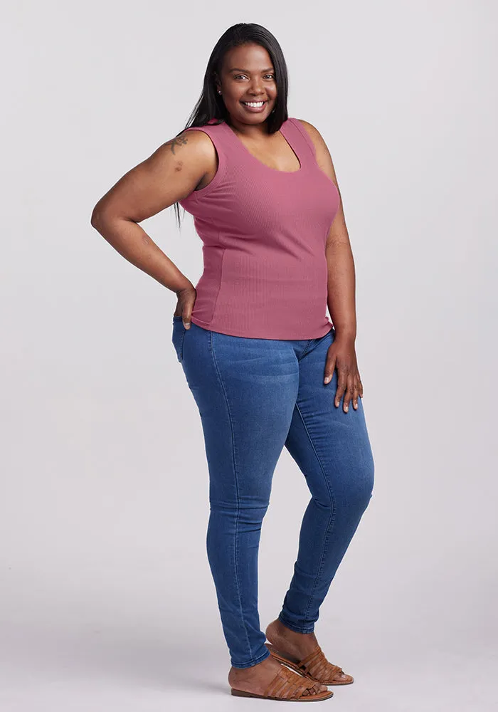 Sloane Ribbed Tank • Final Sale Deals! - Mesa Rose