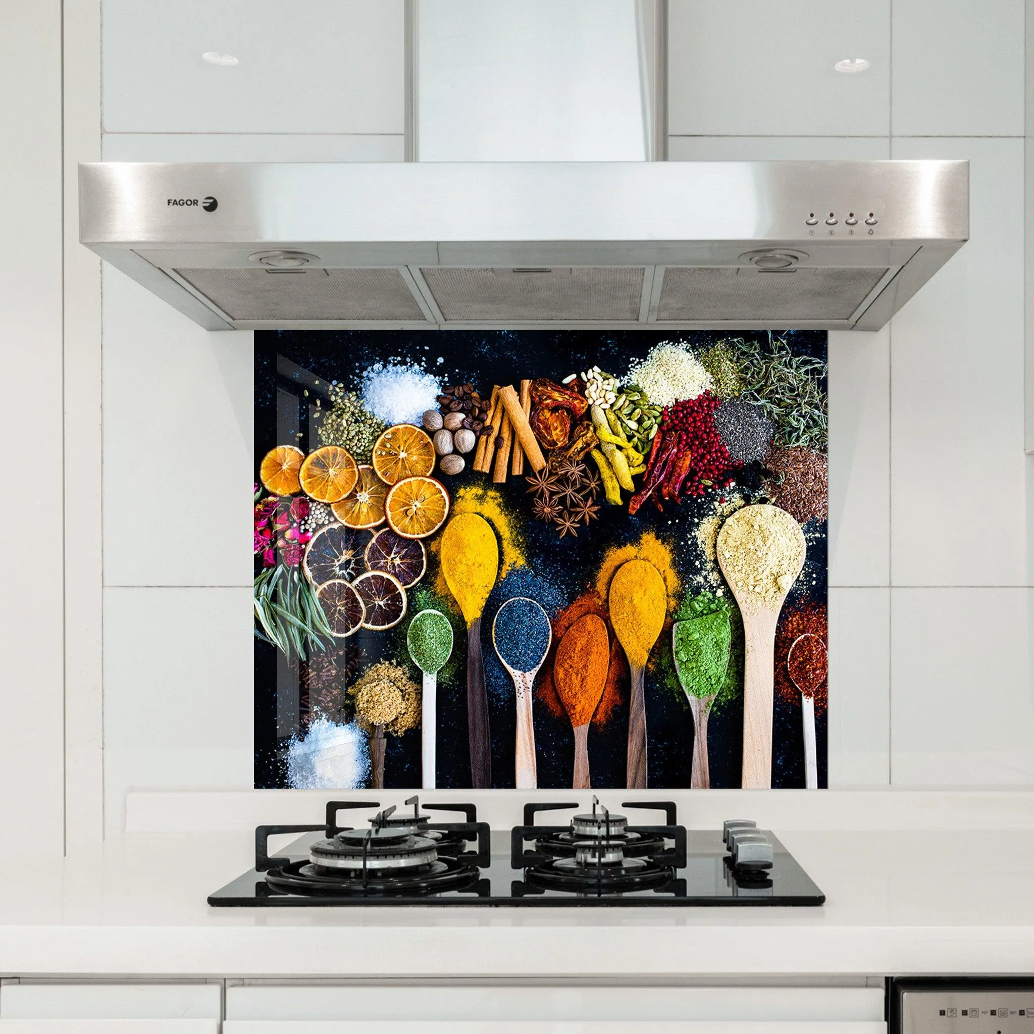 Spice Dream | Glass Printed Backsplash for your Kitchen