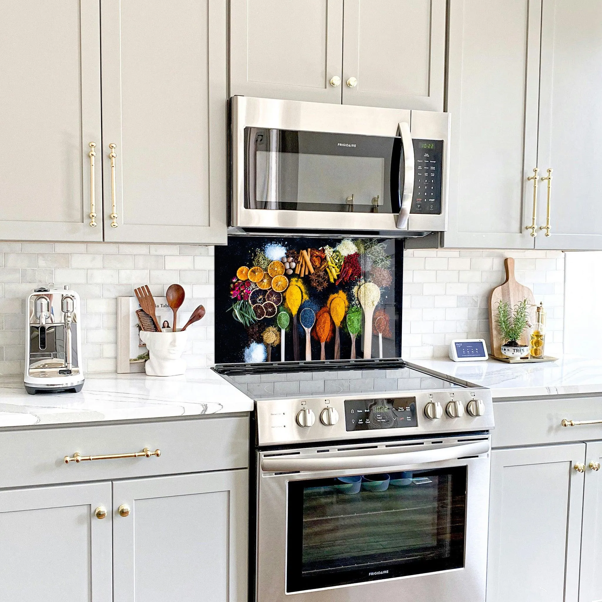 Spice Dream | Glass Printed Backsplash for your Kitchen