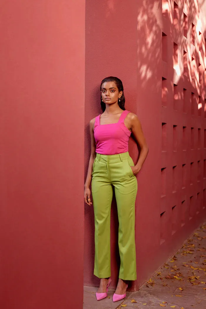 Straight Ankle-Length Trousers - Qua