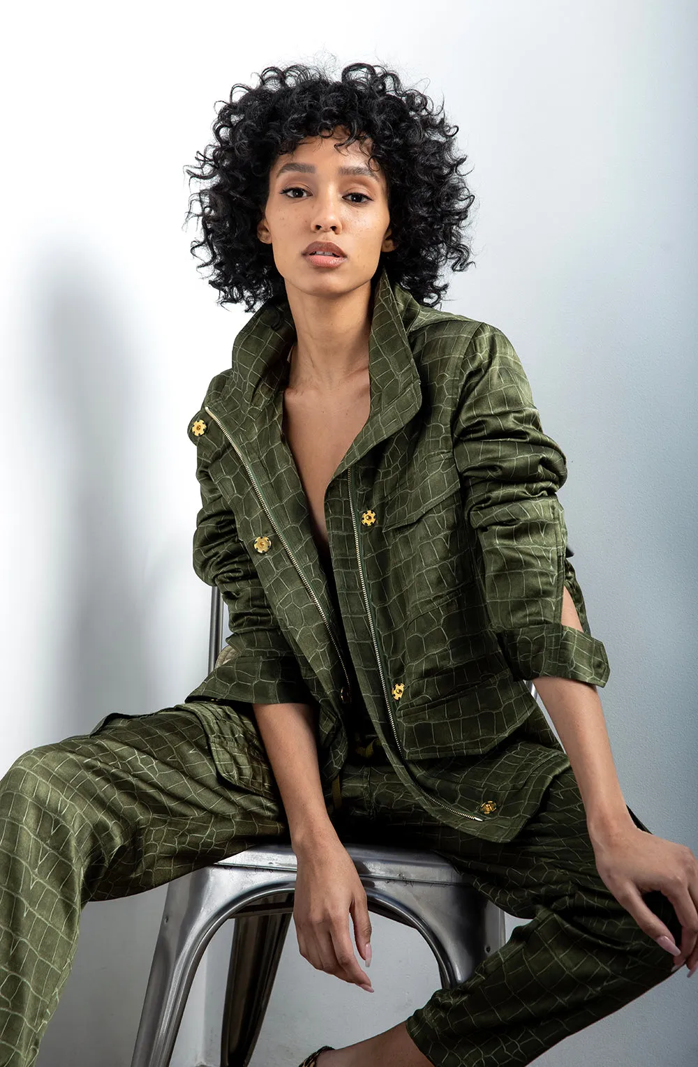 Surplus Jacket   Army Croc