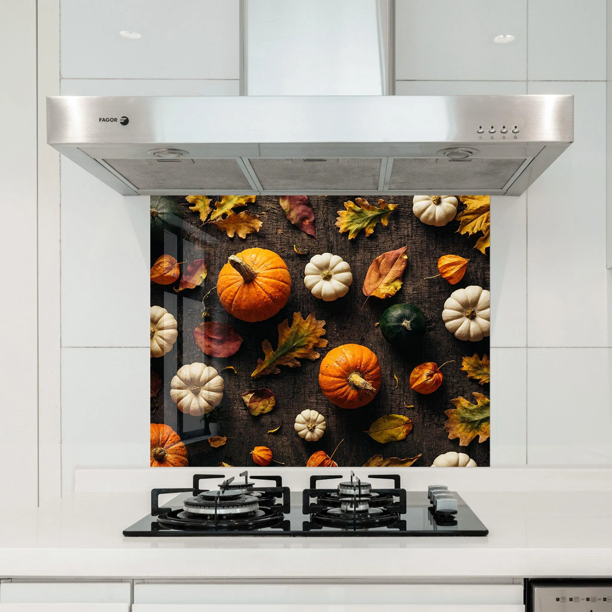 Sweet Pumpkins | Glass Printed Backsplash for your Kitchen