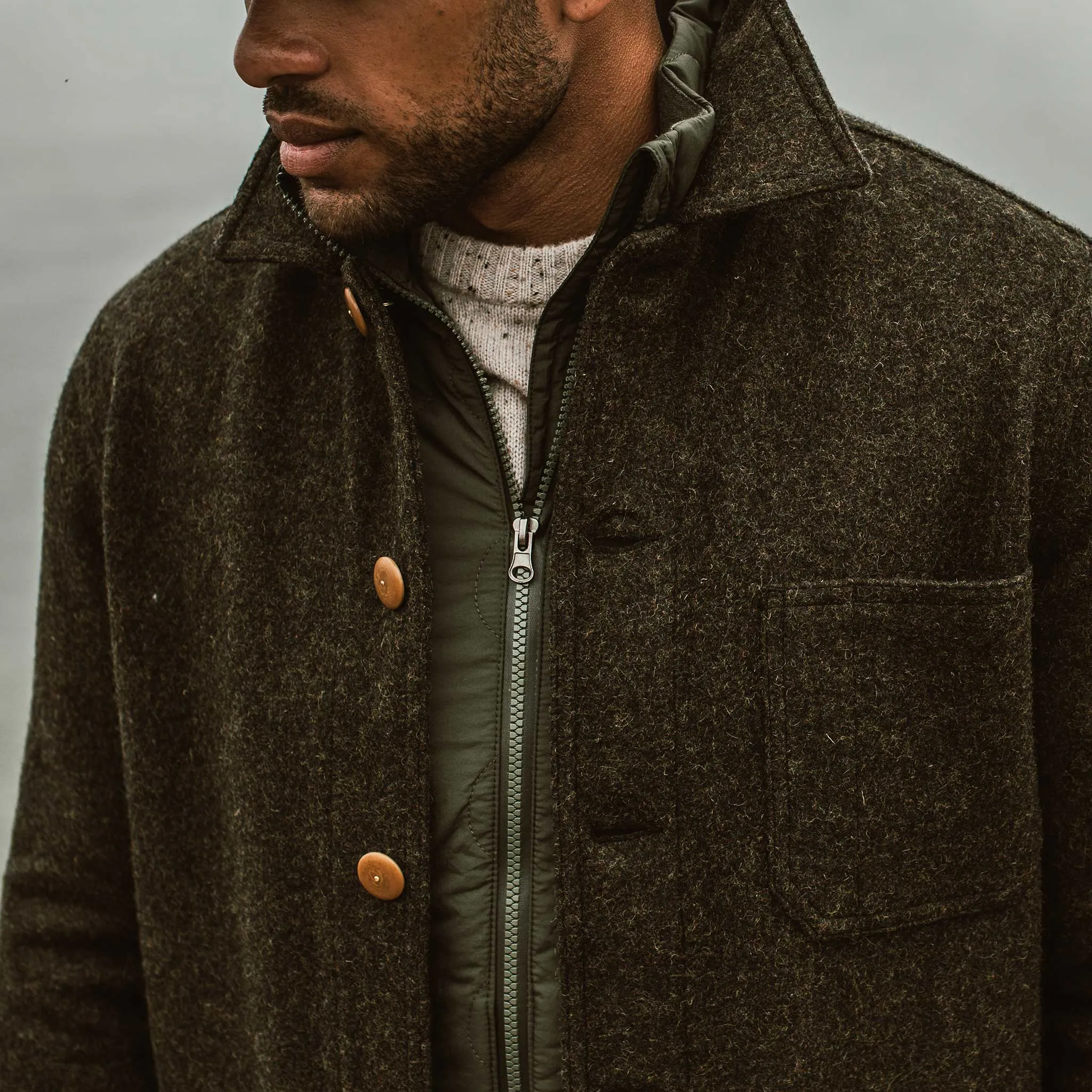 The Ojai Jacket in Shetland Moss