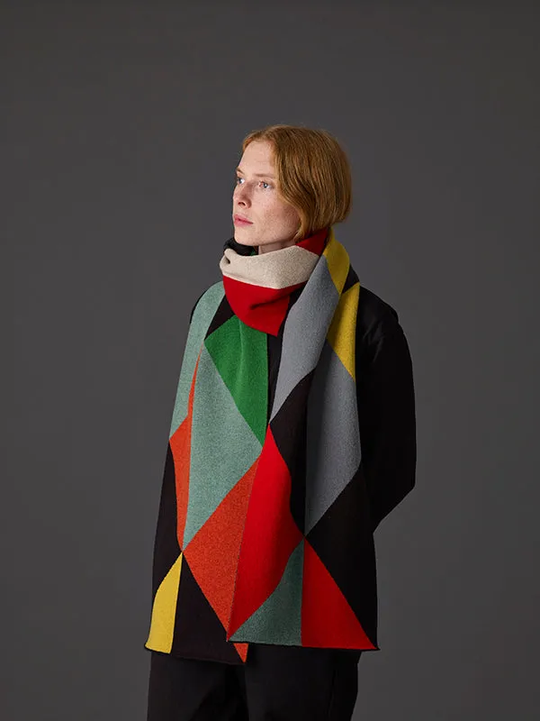 Triangles Scarf Multicolour