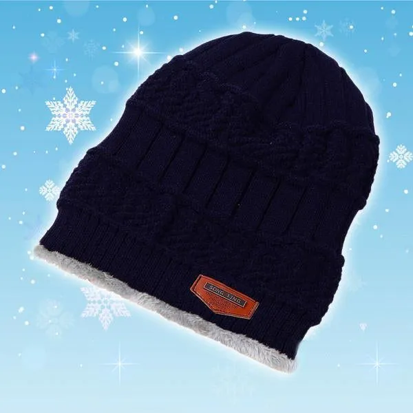 Winter Fleece Beanie Scarf Set