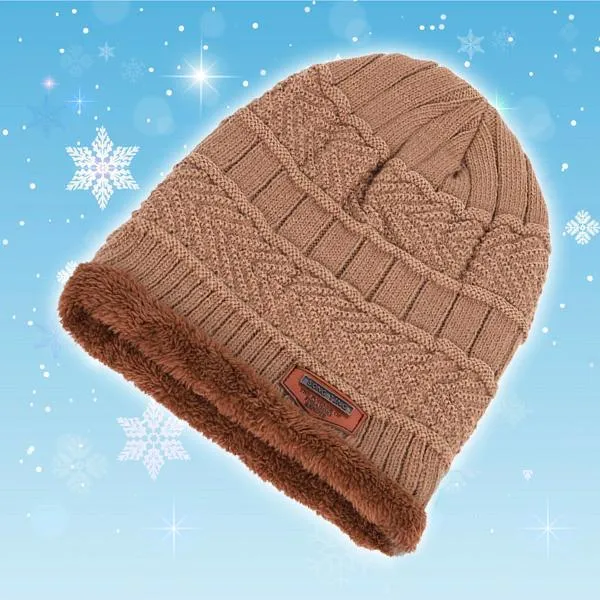 Winter Fleece Beanie Scarf Set