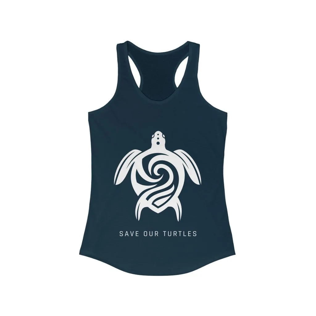 Women's Save Our Turtles Racerback Tank
