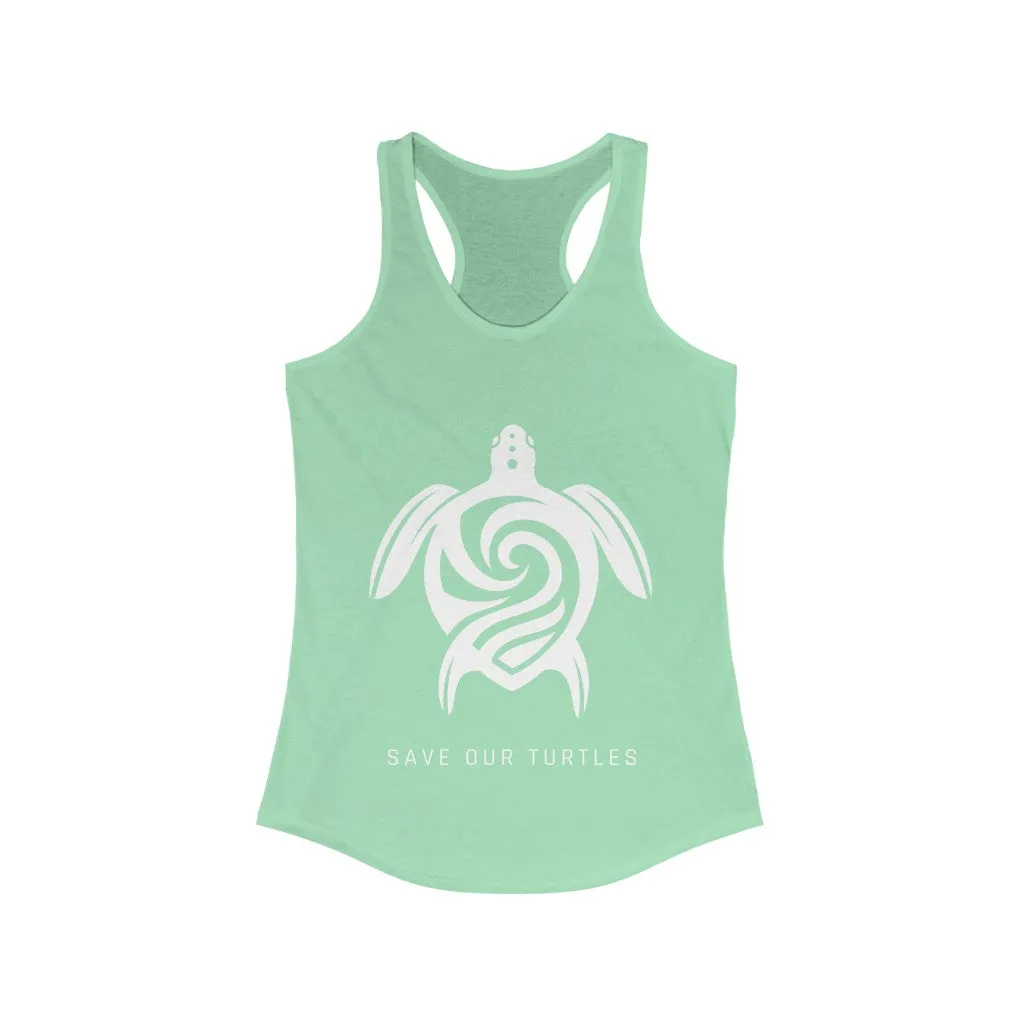 Women's Save Our Turtles Racerback Tank
