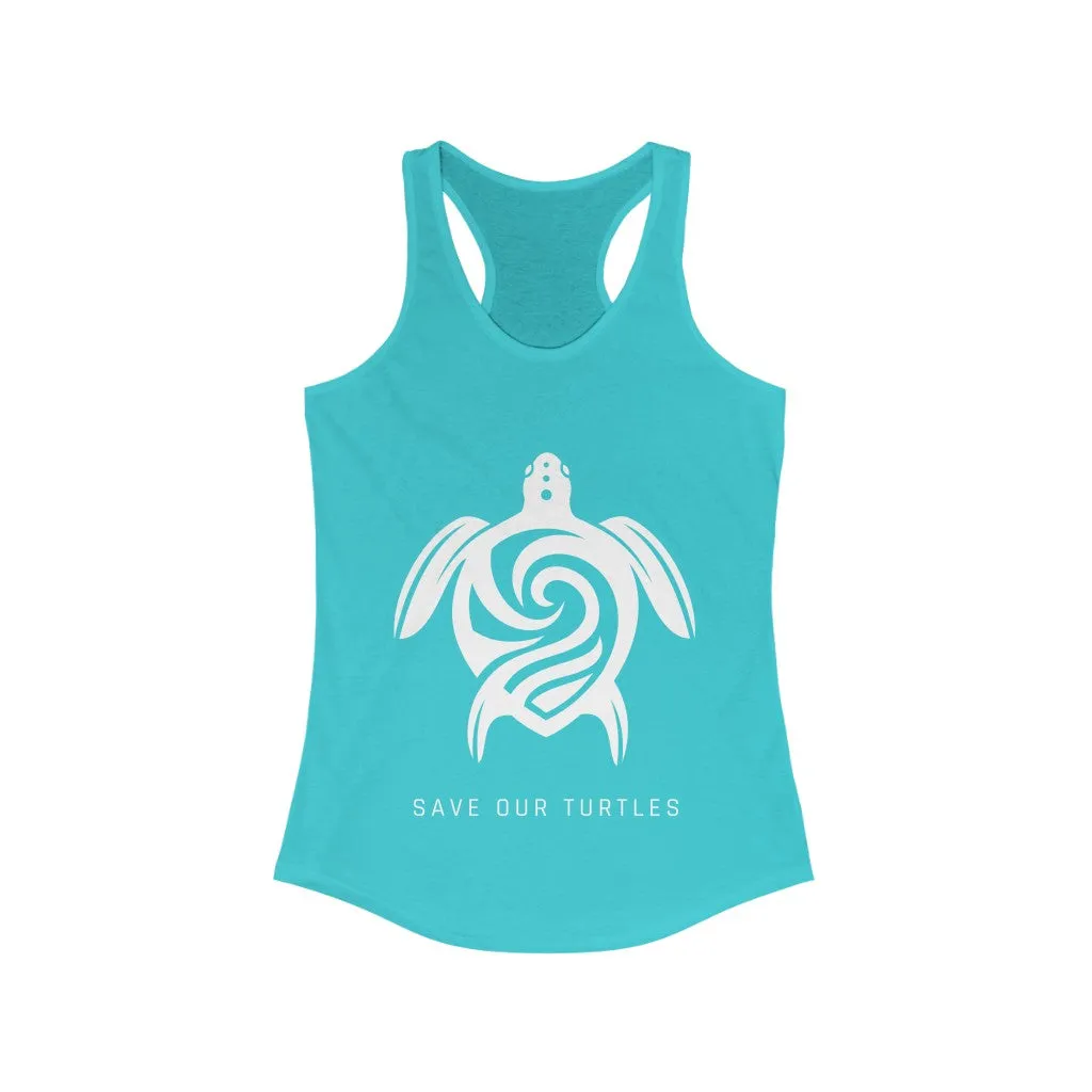 Women's Save Our Turtles Racerback Tank