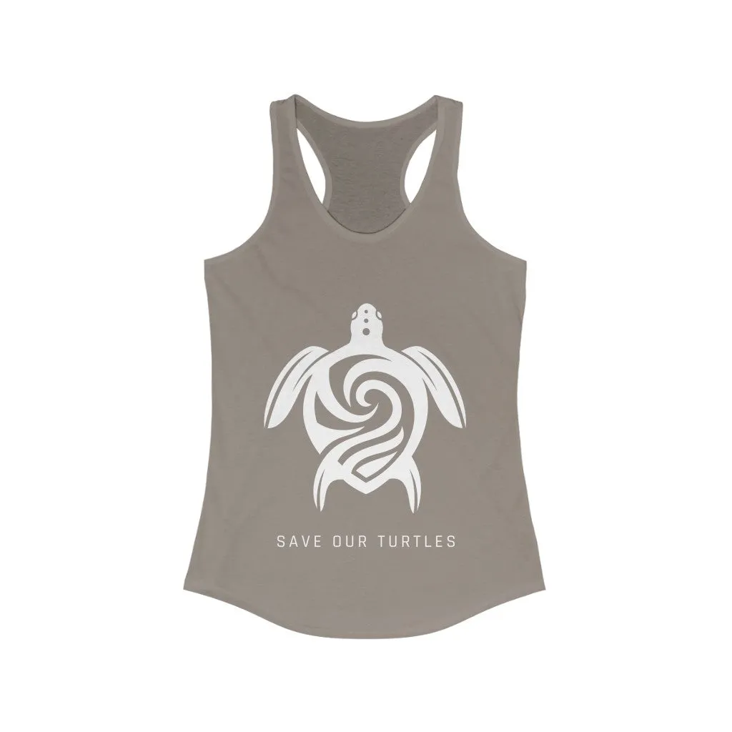 Women's Save Our Turtles Racerback Tank