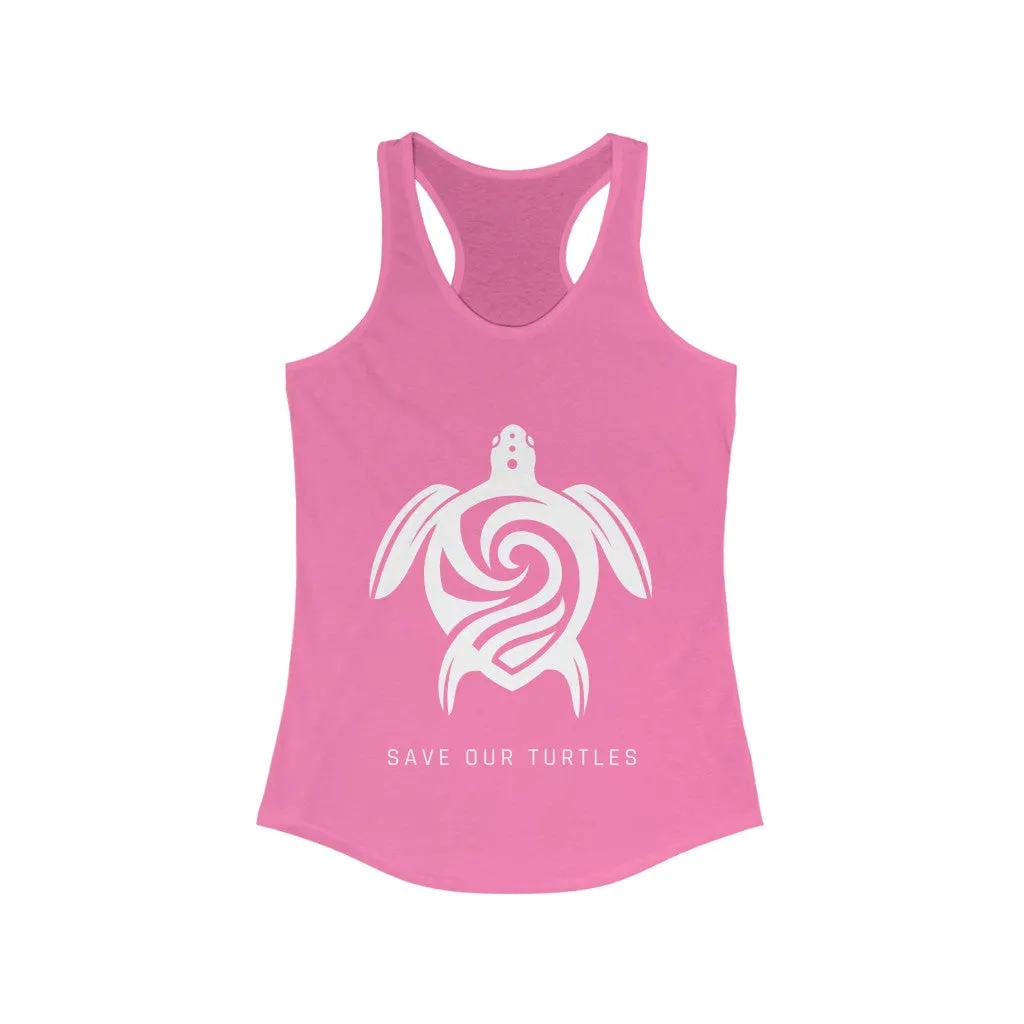 Women's Save Our Turtles Racerback Tank